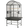 A and E Cages Dome Top Bird Cage Black 1ea-24In X 22 in