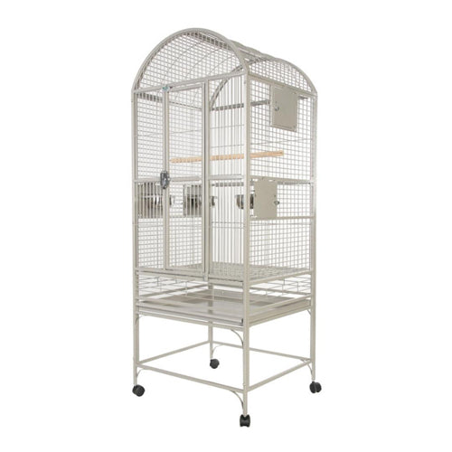 A and E Cages Dome Top Bird Cage Platinum 1ea-24In X 22 in