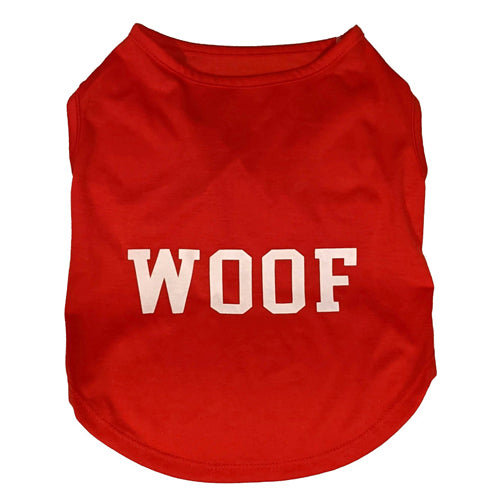 Fashion Pet Cosmo Woof Tee Red Large