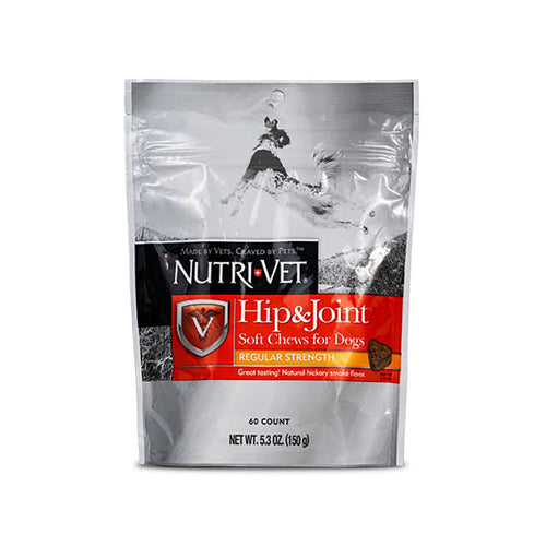 Nutri-Vet Hip and Joint Soft Chews Natural Smoke 5.3 oz