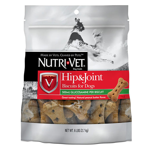 NutriVet Hip Joint Dog Biscuits Peanut Butter; 1ea-LG; 6 lb