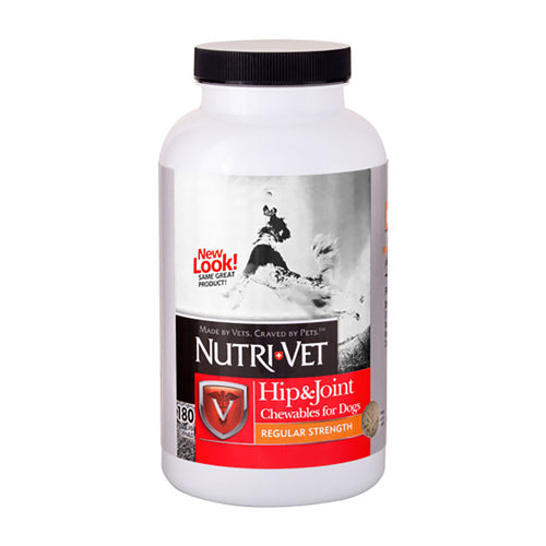 Nutri-Vet Hip and Joint Early Care Liver Chewables 180 Count