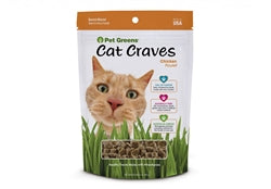 Pet Greens Cat Craves Semi-Moist Cat Soft Treat Chicken 3 oz