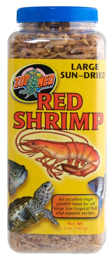 Zoo Med Large Sun-Dried Red Shrimp