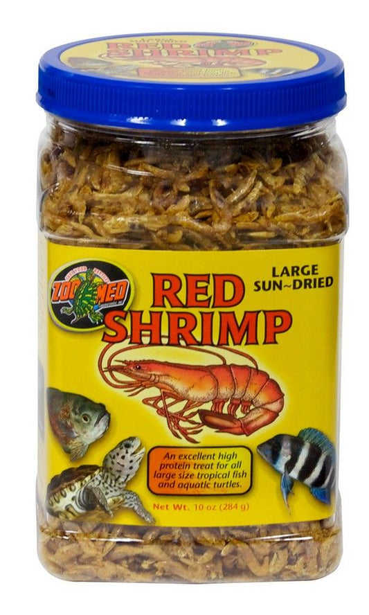 Zoo Med Large Sun-Dried Red Shrimp