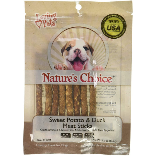 Loving Pets Nature's Choice Sweet Potato & Duck Meat Sticks