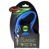 Flexi New Classic Retractable Cord Leash - Blue
