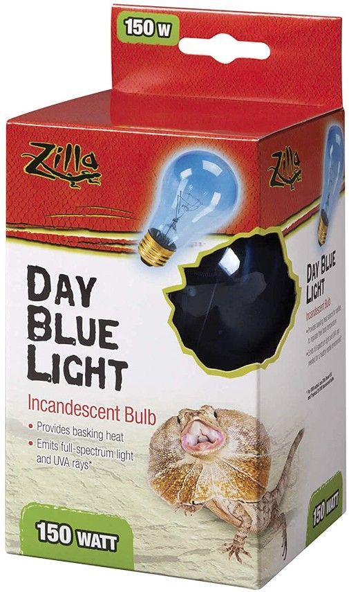 Zilla Incandescent Day Blue Light Bulb for Reptiles