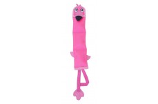 Outward Hound Invincibles Dog Toy Fire Biterz Flamingo Extra-Large