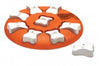 Nina Ottosson Smart Interactive Dog Toy Orange; White 10.63 in