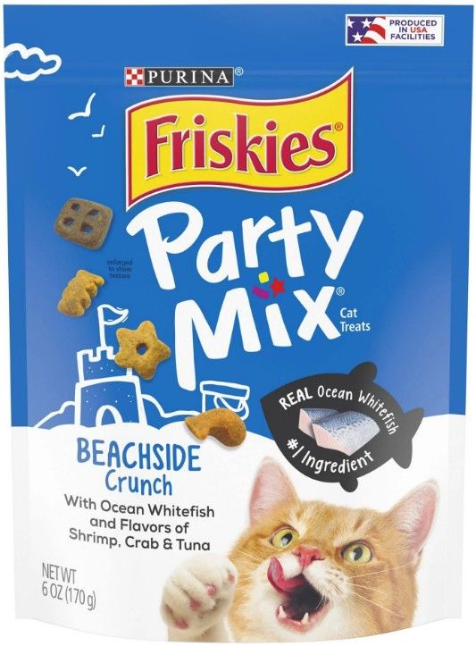 Friskies Party Mix Beachside Crunch Cat Treats