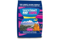 Natural Balance Pet Foods Fat Cats Chicken and Salmon Formula Low Calorie Dry Cat Food 15 lb