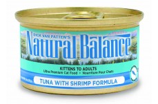 Natural Balance Pet Foods Tuna with Shrimp Formula Canned Cat Wet Food 5.5 oz 24 Pack