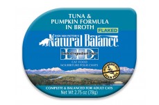 Natural Balance Pet Foods L.I.D. Tuna and Pumpkin Formula in Broth Cat Wet Food 2.75 oz 24 Pack