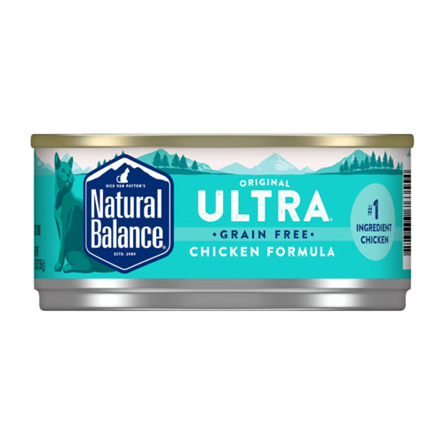 Natural Balance Pet Foods Original Ultra Grain Free Adult Wet Cat Food Chicken 3 oz, 24 pk