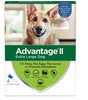 Advantage II Dog Extra Large Blue 4-Pack