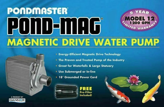 Pondmaster Pond-Mag Magnetic Drive Utility Pond Pump