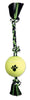 Mammoth Pet Products 3 Knot Tug Dog toy w-4in Tennis Ball 3 Knots Rope with Tennis Ball Multi-Color 24 in Large