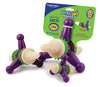 Busy Buddy Jack Dog Toy Purple; White Medium