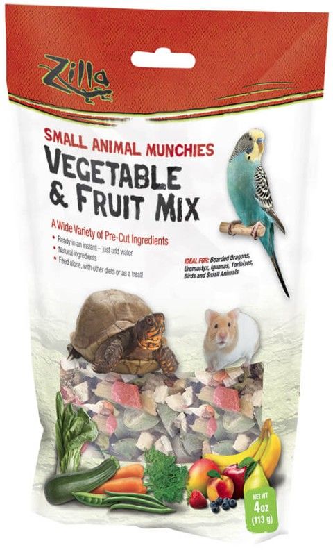 Zilla Small Animal Munchies - Vegetable & Fruit Mix