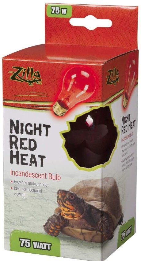 Zilla Incandescent Night Red Heat Bulb for Reptiles