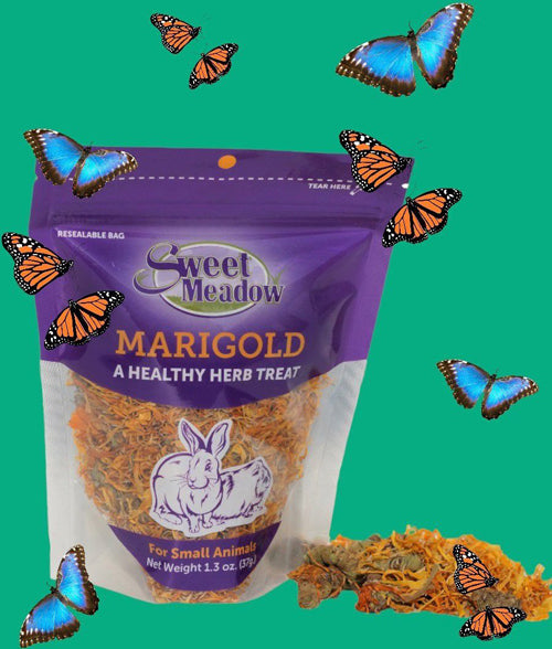 Sweet Meadow Farm Marigold Healthy Herb Small Animal Treat 1ea-1.3 oz