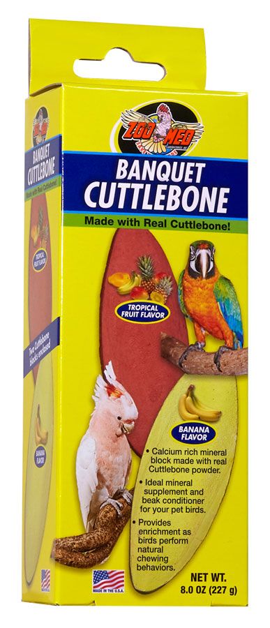 Zoo Med Banquet Cuttlebone - Tropical Fruit & Banana Flavor