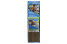 OurPets Cosmic Single Wide Cat Scratcher Scratching Pad Brown; Yellow