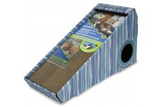 OurPets Cosmic Alpine Cat Scratcher Scratching Pad Brown; Yellow