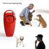 Hot Sale!Combo Dog Clicker & Whistle - Training,Pet Trainer Click Puppy with Guide,With Key Ring Stock Dog Trainings Dog Supplie