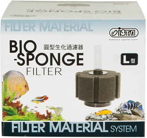 ISTA Round Bio-Sponge Filter Black 5 in Large Round