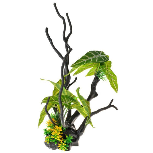 Penn Plax Driftwood Plant - Green - Tall