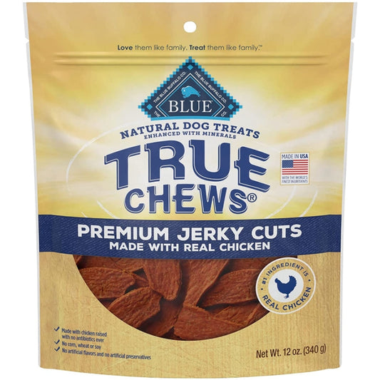 True Chews Blue Buffalo Premium Jerky Cuts with Real Chicken