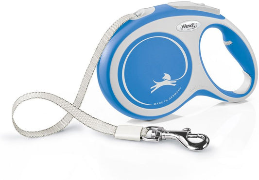 Flexi New Comfort Retractable Tape Leash - Blue