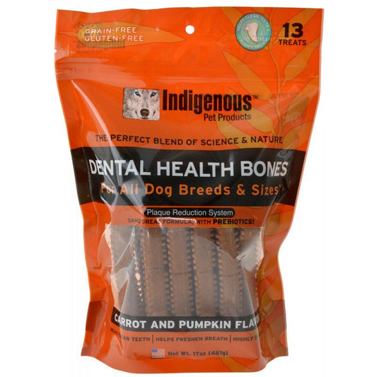 Indigenous Dental Health Bones - Carrot & Pumpkin Flavor