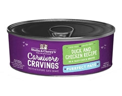 Stella and Chewys Cat Carnivore Cravings Pate Duck and Chicken 2.8Oz. (Case Of 24)