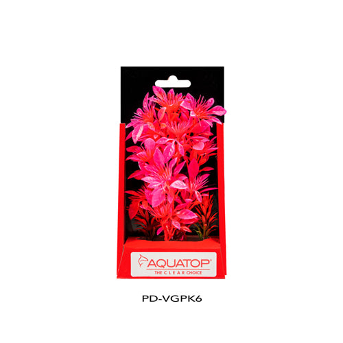 Aquatop Vibrant Garden Plant Pink; 1ea-6 in