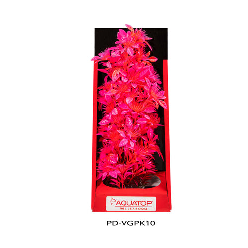 Aquatop Vibrant Garden Plant Pink; 1ea-10 in