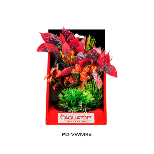 Aquatop Vibrant Wild Plant Mixed Red; 1ea-6 in