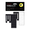 Aquatop FORZA Replacement Filter Inserts with Premium Activated Carbon 5-15 Black, White 2 Pack