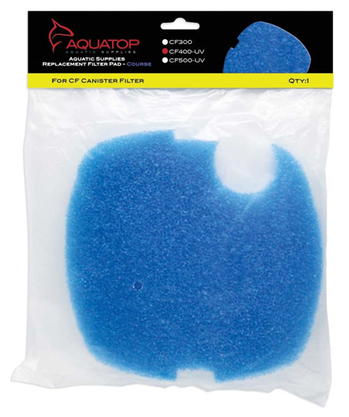 Aquatop Replacement Filter Sponge for CF Series Filters For CF-400UV Blue 1 Pack