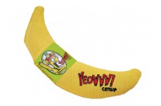 Yeowww! Banana Catnip Cat Toy Yellow 7 in