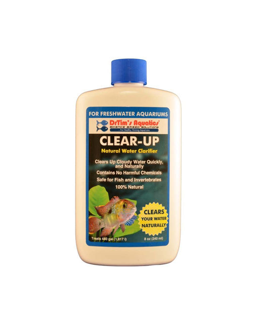 Dr. Tims Aquatics Clear-UP Natural Water Clarifier for Freshwater Aquarium 8 fl. oz