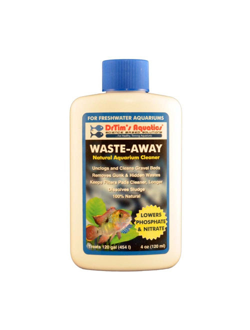 Dr. Tims Aquatics Waste-Away Natural Aquarium Cleaner for Freshwater Aquarium 4 fl. oz