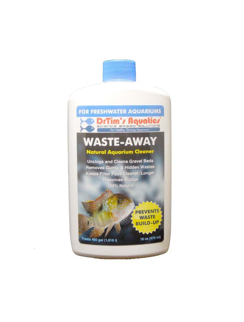 Dr. Tims Aquatics Waste-Away Natural Aquarium Cleaner for Freshwater Aquarium 16 fl. oz