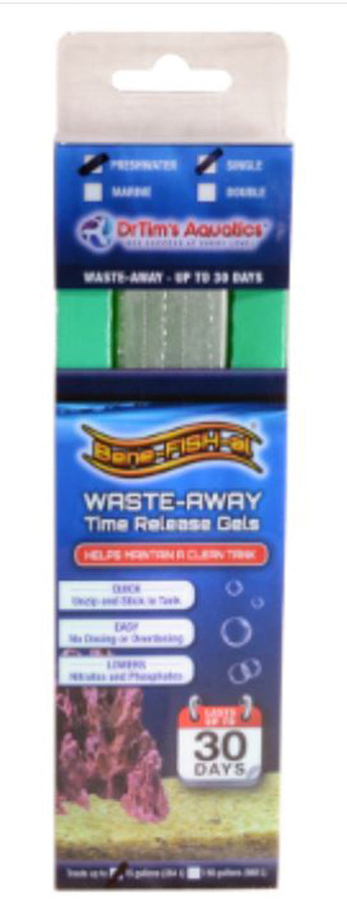 Dr. Tims Aquatics Waste-Away Freshwater Time Release Gel Water Clarifier 2 Pack Large