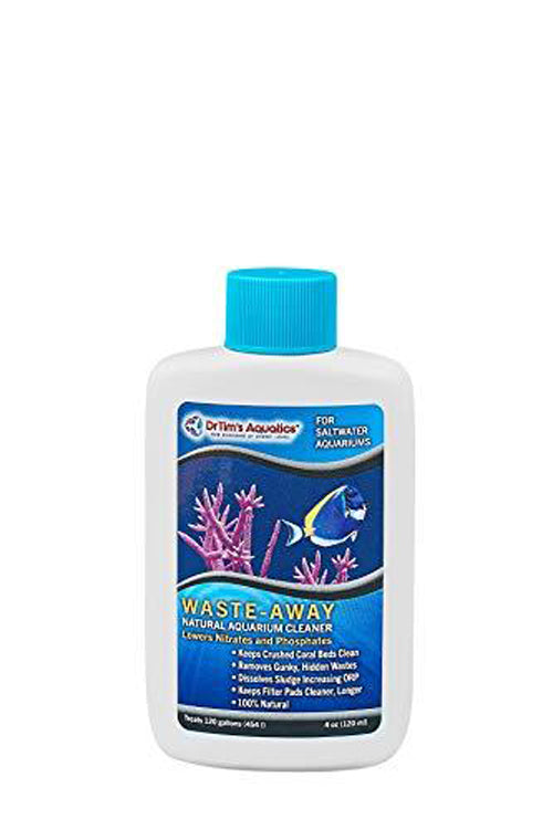 Dr. Tim's Aquatics Waste-Away Natural Aquarium Cleaner for Saltwater Aquarium 4 fl. oz