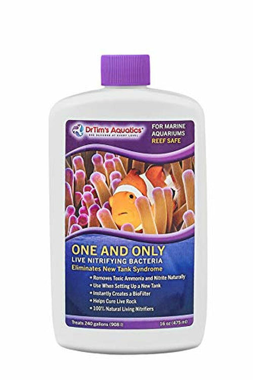 Dr. Tims Aquatics One and Only Live Nitrifying Bacteria for Reef Aquarium 16 fl. oz