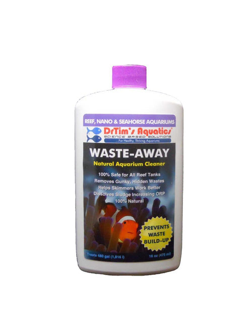 Dr. Tims Aquatics Waste-Away Natural Aquarium Cleaner for Reef Aquarium 16 fl. oz