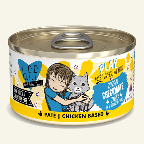 BFF Cat Play Chicken Checkmate Dinner 2.8oz.(Case Of 12)